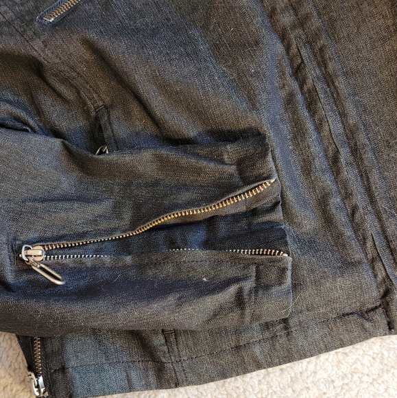 Harley Davidson  Women's Jacket Dark Gray with zippers Medium - Picture 5 of 15